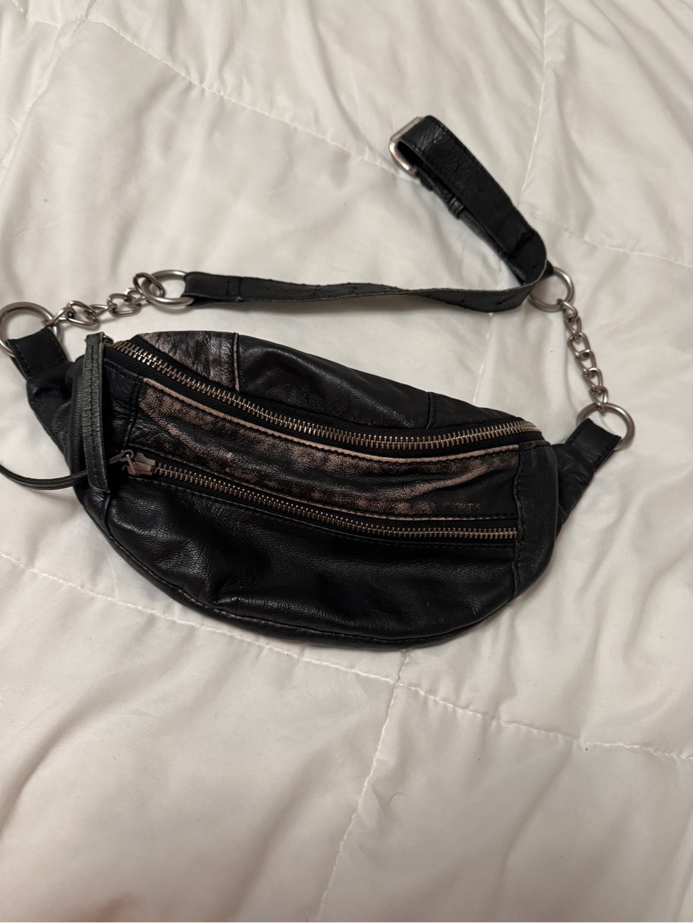 Free People leather sling bag